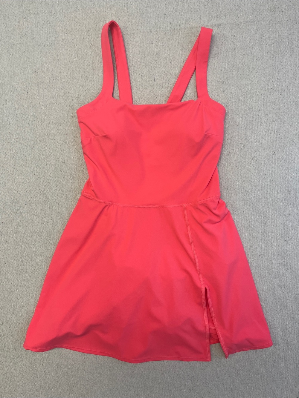 JoyLab XS Coral Pink Athletic Tennis Dress Built In Bra Shorts Activewear